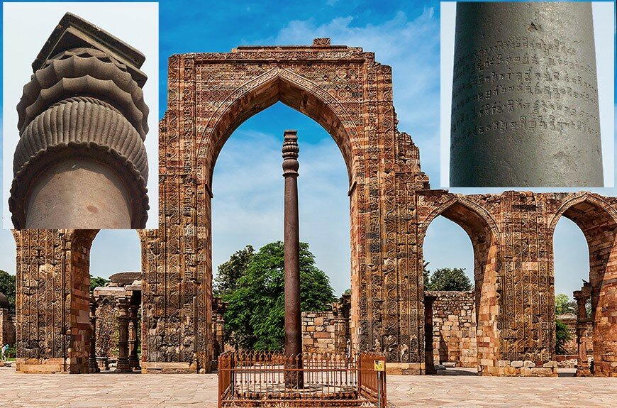О древней железной колонне в Индии, которая практически не покрыта ржавчиной